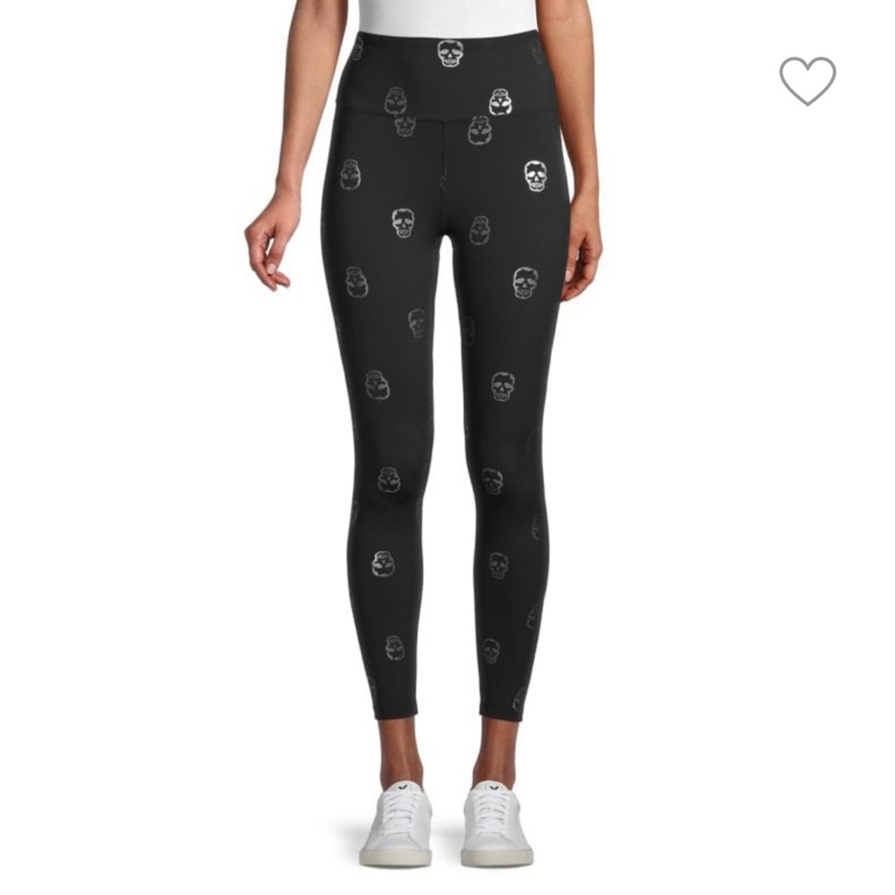 nanette lepore play skull print leggings size S